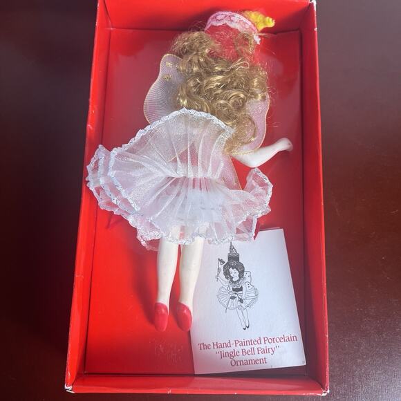 Christmas Ornament Collectors Club Porcelain Jingle Bell & Sugar Candy Fairy Lot - Picture 7 of 16
